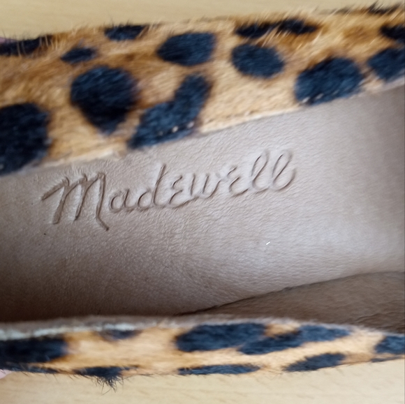 NWT Madewell The Frances Loafer in Leopard Print Calf Hair Sz. 6 - Picture 12 of 15